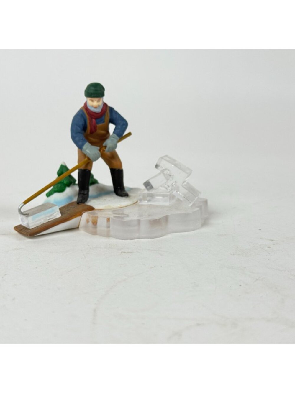 Vintage Dept 56 Heritage Village Blue Star Ice Harvester